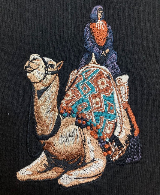 Camel 🐪 on Black hoodie
