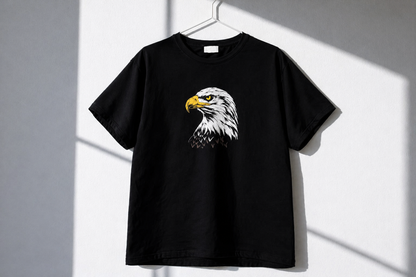 White oversized cotton t-shirt by Wraperers Hanging view